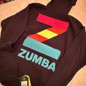 Zumba Fitness Bold Black Pullover Hoodie brand new with tags!